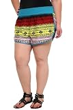 Torrid Plus Size Aztec Ombre Board Short