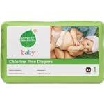 Seventh Generation Chlorine Free Baby Diapers, Stage 1 (8-14 Lbs.), 44 Count (Pack of 4)