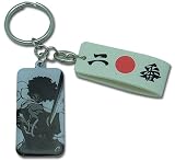 Afro Samurai No.2 Metal And Leather Key Chain