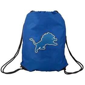 Detroit Lions Royal Blue Nylon Drawstring Backpack
