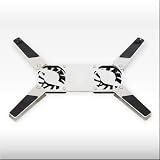 Notebookk�hler 'COOL TRAY' mit Doppell�fter - Die platzsparende Laptopk�hlung mit ausklappbarer Auflagefl�che!von "Mod-It"