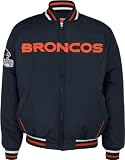 Denver Broncos Full-Zip Reversible Microfiber Varsity Jacket