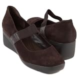 41whYXbq%2BrL. SL160  Nine West Scarlet Dark Brown wedges