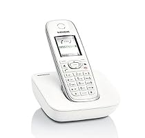 Siemens Gigaset C590 Schnurlostelefon (Farb-Display, Komfort-Freisprechen) wei&szlig;