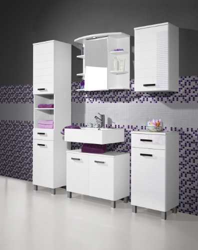 Badezimmer Elfi 5-teilig baltimore weiß