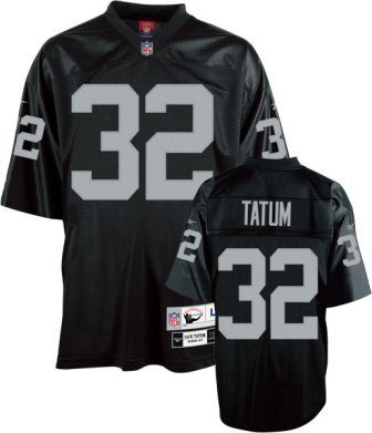 Jack Tatum Black Reebok NFL Premier 1977 Throwback Oakland Raiders Jersey - X-Large