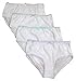 T-Cotton Girls Briefs 100% Cotton Panties (4 Pack)