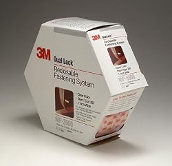 3M 70070428456 MP3560 1-Inch by 5-Yard Dual Lock Reclosable Fastener System, Clear