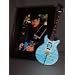 CARLOS SANTANA Guitar Picture Frame WHALE BLUE