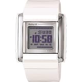 Baby-G Square by Casio - Animated Display - Auto LED Light - White Resin Band