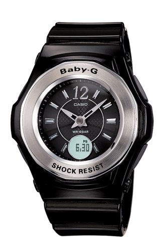 Casio Women's Baby-G Black Tough Solar Atomic Analog Sport Watch #BG1000-1B