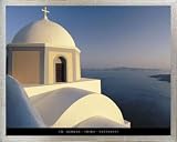 Ch. Hermes Poster Reproduction et Cadre (Alu) - Thira, Santorini (50 x 40cm)