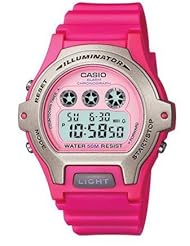 Casio Womens LW-202H-4AVCF Illuminator Digital Display Quartz Pink Watch