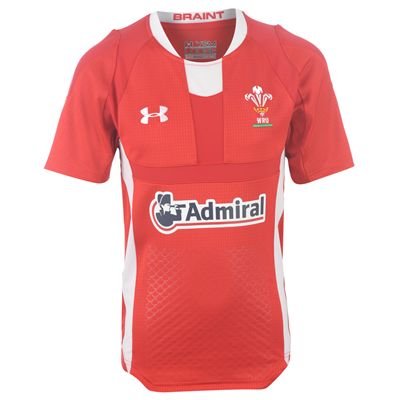 Under Wales Rugby Union Home Shirt 2011 2012 Infan Red 5-6Yrs(LK) Under Wales Rugby Union Home Shirt 2011 2012 Infan Red 5-6Yrs(LK)