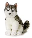 Plush Sitting Husky 16"