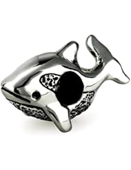 Ohm Sterling Silver Killer Whale Bead Charm