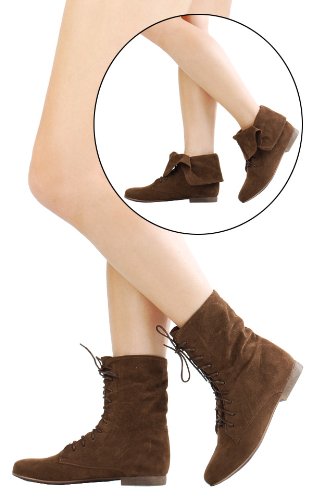 Sandy72 Convertible Laced Desert Ankle Boots LIGHT BROWN