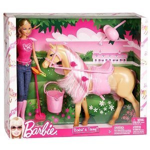 Barbie Doll & Tawny Horse