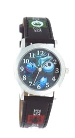 Disney #41582 Nightmare Before Christmas Jack Skellington Leather Strap Watch