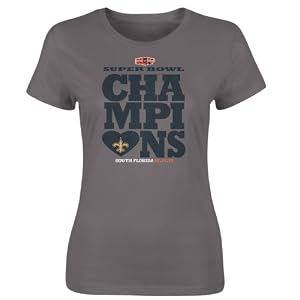 Buy New Orleans Saints Super Bowl XLIV Champions Ladies We Believed II Tee