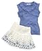 DKNY Little Girl Poetry Ruffled Top