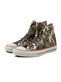 Converse Grey/Black/White Hi Camo Print Canvas Shoes
