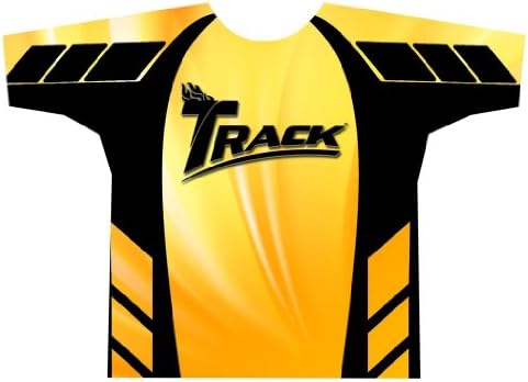 Track Bowling Yellow Black Dye-Sublimated Shirt
