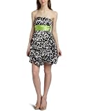 Jump Junior's Printed Pick Up Dress With Lime Accents