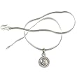 Pendants for Women Chain Amulet Silver Jewelry 0.75 inches (spndt024)