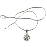 Pendants for Women Chain Amulet Silver Jewelry 0.75 inches (spndt024)