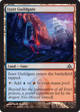 Magic: the Gathering - Izzet Guildgate - Dragon's Maze On Sale