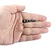 Jstyle Stainless Steel Mens Cubic Zirconia Stud Earrings for Women Black Pierced Hypoallergenic 3-8mm