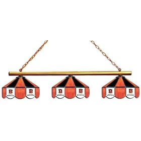 Cincinnati Bengals 3pc SWAG STAINED GLASS POOL BILLIARD TABLE LAMP LIGHT