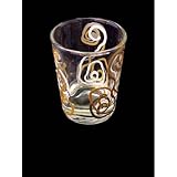 Victorian Bride Design - Hand Painted - Collectible Shot Glass - 2 oz.