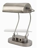 Verilux Princeton Natural Spectrum Executive Desk Lamp, Antiqued Nickel