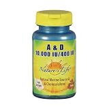 Nature's Life A and D, 10,000 IU/400 IU Softgels, 100 Count (Pack of 2)