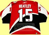 Autographed Dany Heatley Ottawa Senators Jersey (Red)