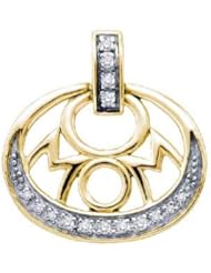 0.12CTW DIAMOND MOM PENDANT