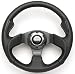 MOMO Jet Series Steering Wheel - Black/Carbon Fiber