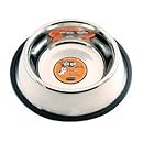 GoGo Pet Products Stainless Steel No Skid/No Tip Cat Dish, 8-Ounce