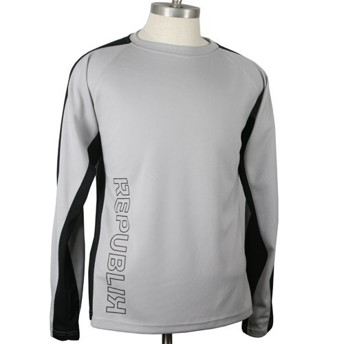 Republik Caldera Long Sleeve Mountain Bike Jersey (X-Large, Tan/Black)