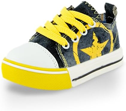 Toddler Boys' Superstar Canvas Shoe Yellow 3