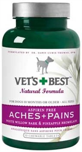 Veterinarians Best Aspirin Free Aches & Pains Formula Chewable Tablets, 50 Count