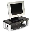 Extra-Wide Adjustable Monitor Stand, Black