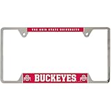 NCAA Ohio State Buckeyes Metal License Plate Frame