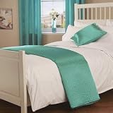 Passion Faux Silk Runner in Teal