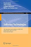 Software technologies : 10th International Joint Conference, ICSOFT 2015, Colmar, France, July 20-22, 2015, revised selected papers