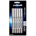 uni-ball Vision Stick Fine Point Roller Ball Pens, 5 Blue Ink Pens (60355PP)