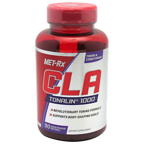MET-Rx CLA-Tonalin 1000 Diet Supplement Capsules, 