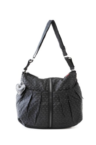 BabyMel AMANDA QUILTED ブラック マザーズバック bym0003-01